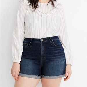 Madewell High-Rise Denim Shorts in Canterdale Wash Sz. 27